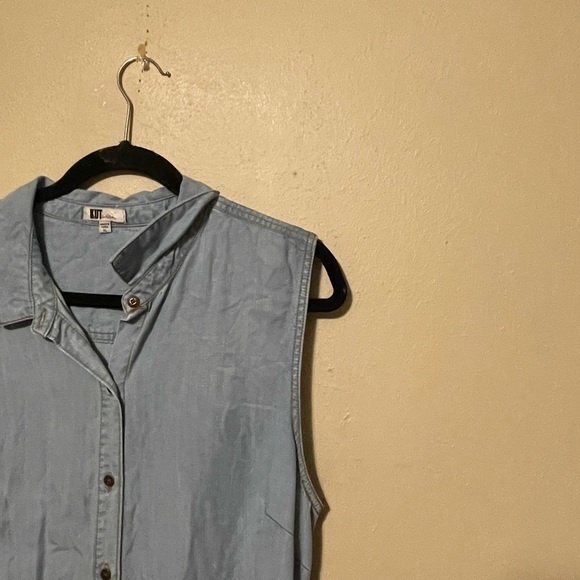 NWT Kut From The Kloth Chambray Maxi Dress Size XL - Picture 5 of 9